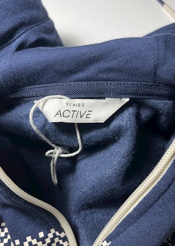 Fermuarlı Yüksek Yakalı Kadın Mavi Mont - Görsel 5