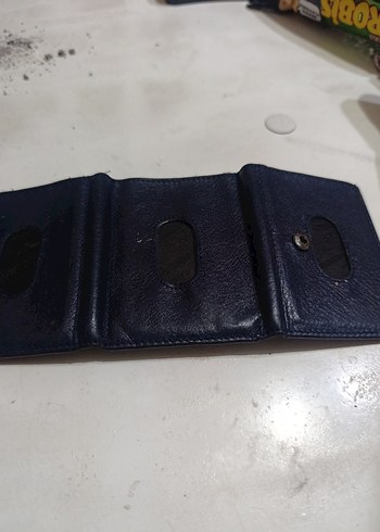 Lacivert Minimalist Erkek Cüzdanı - Görsel 2