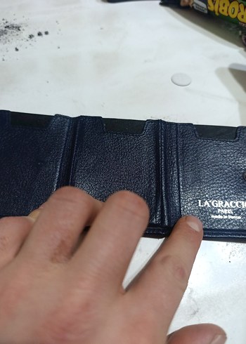 Lacivert Minimalist Erkek Cüzdanı - Görsel 4