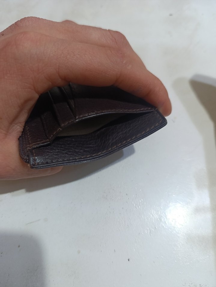 fermuarlı deri kartlık cüzdan - Görsel 2