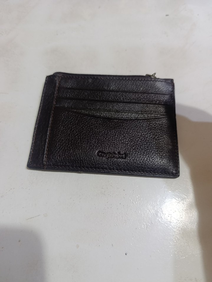 fermuarlı deri kartlık cüzdan - Görsel 5