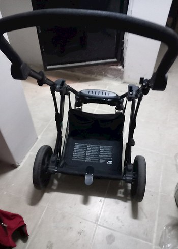 Koyu Siyah Bebek Arabası - Görsel 6