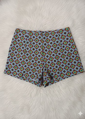 Renkli Bohem Mini Etek - Görsel 2