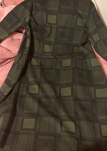 Kadın Yeşil Uzun Kollu Triko Elbise - Görsel 5