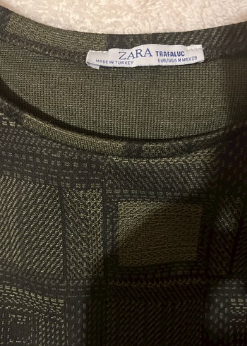 Kadın Yeşil Uzun Kollu Triko Elbise - Görsel 3