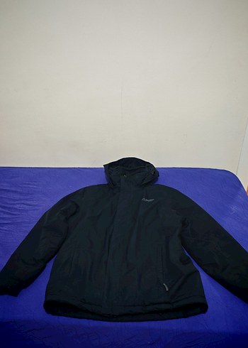 Fermuarlı Siyah Erkek Kapüşonlu Mont - Görsel 3