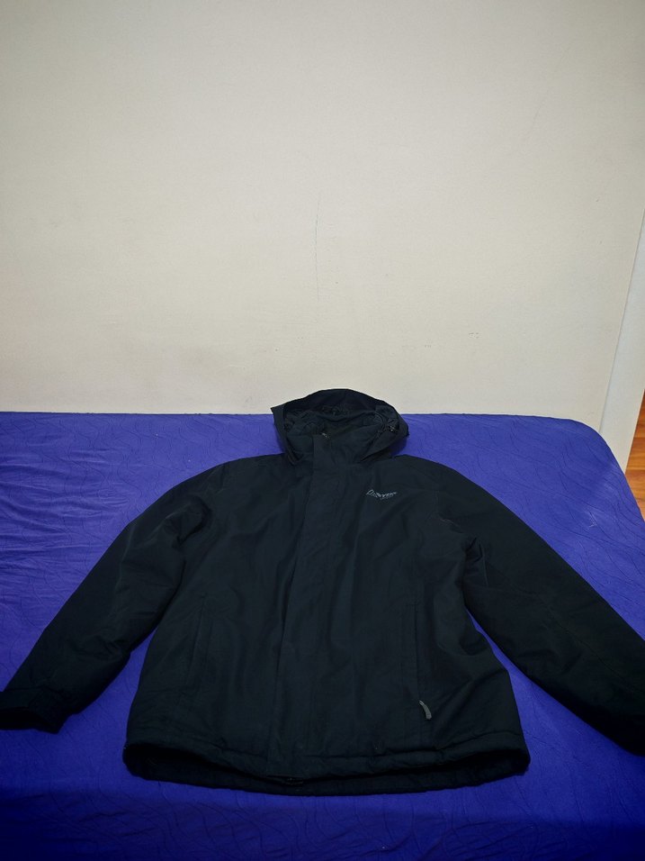 Fermuarlı Siyah Erkek Kapüşonlu Mont - Görsel 3