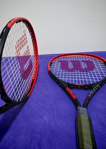 Wilson Renkli Kırmızı Tenis Seti - Görsel 5
