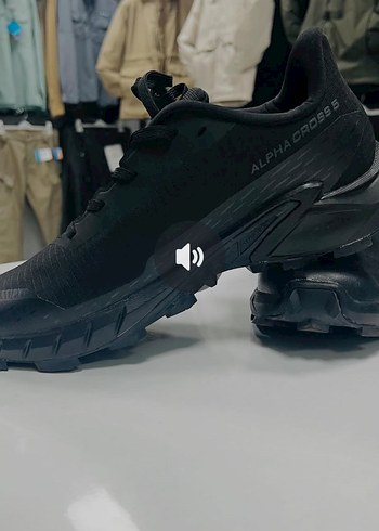 Salomon Erkek Siyah Spor Ayakkabısı Velcro - Görsel 2