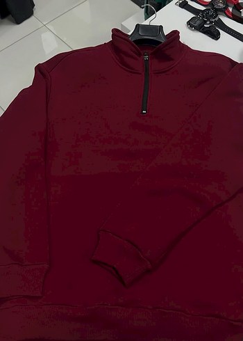 Fermuarlı Yarım Balıkçı Yaka Erkek Sweatshirt - Görsel 2
