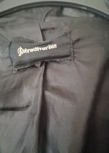 Siyah Kürklü Midi Hamile Kaban - Görsel 3