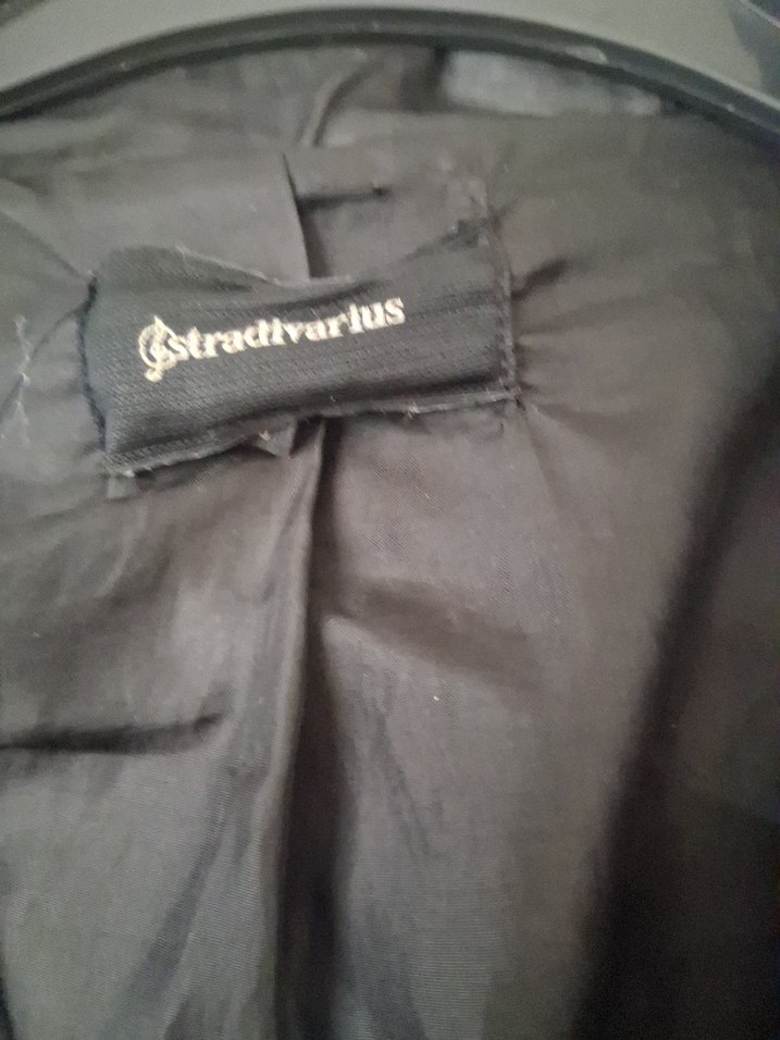 Siyah Kürklü Midi Hamile Kaban - Görsel 3