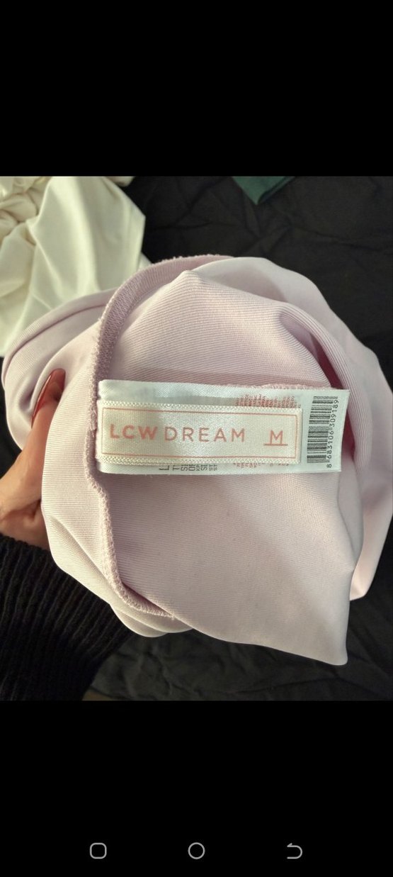 Pembe Yüksek Bel Mini Şort - Görsel 2