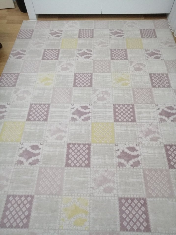 Pastel Renkli  Çok Renkli akrilik  Halı 4 mevsim - Görsel 2