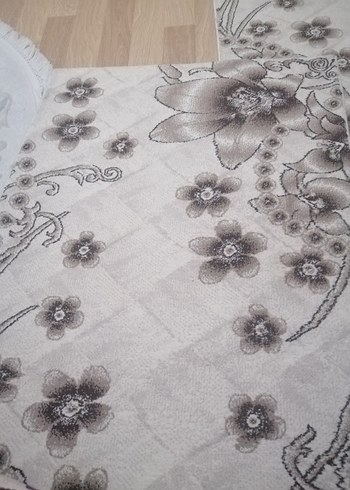 Krem Çiçek Desenli Klasik Halı 3 lü yatak odası seti - Görsel 2