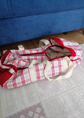 Kırmızı Renkli Bebek puset 3 lü set - Görsel 5