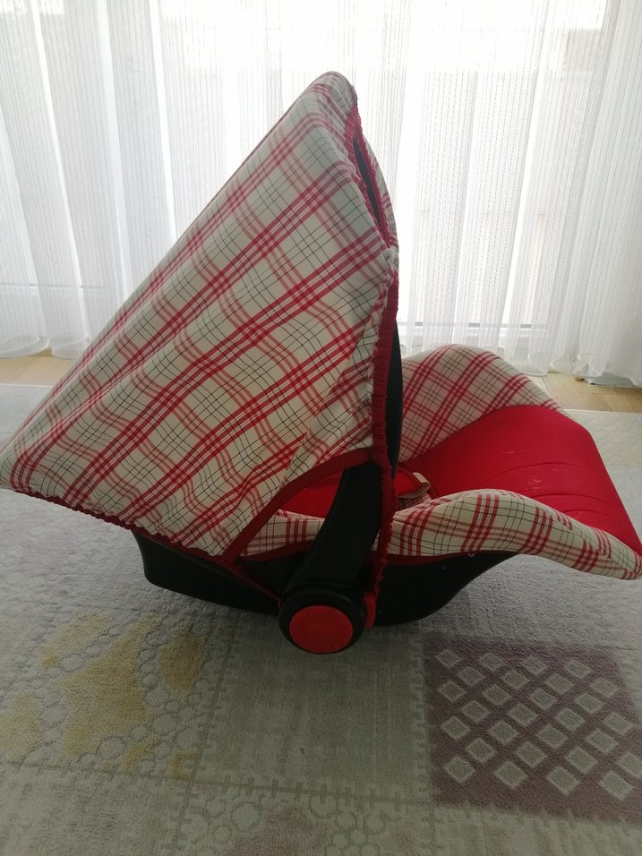 Kırmızı Renkli Bebek puset 3 lü set - Görsel 4