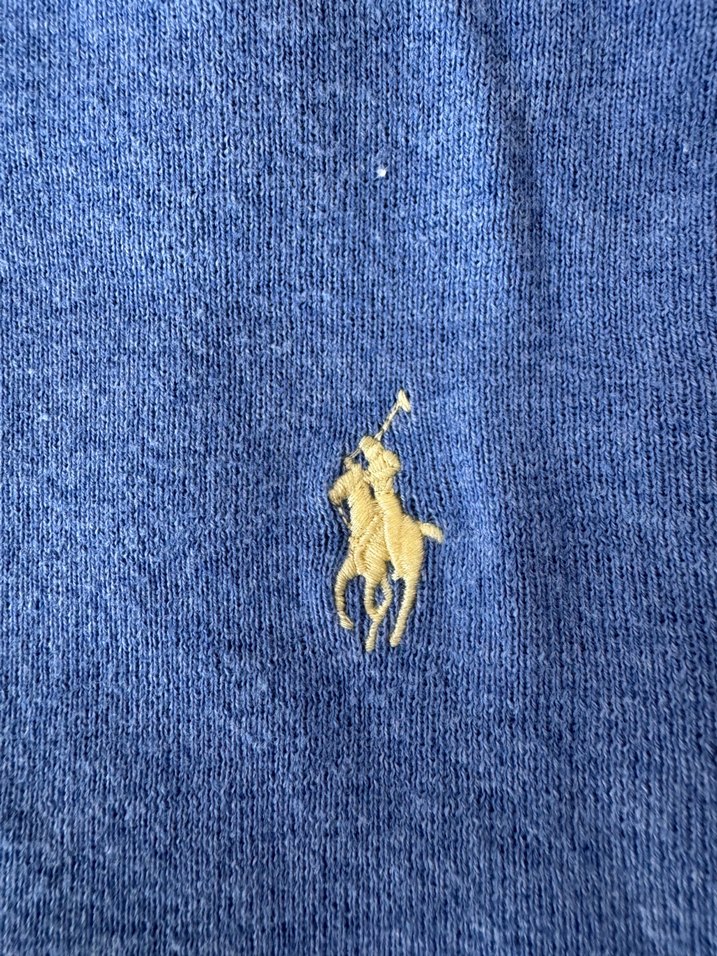 Polo Ralph Lauren Erkek Mavi Uzun Kollu Tişört - Görsel 4