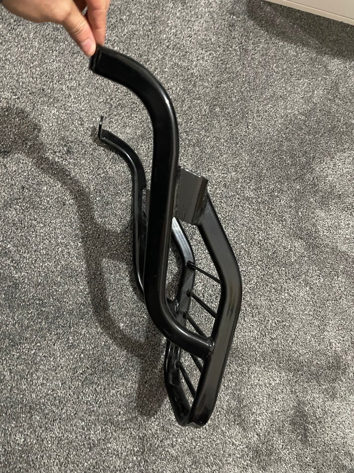 Bajaj Dominar 250-400 Arka Çanta Demiri Siyah - Görsel 2