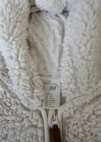 Bebek Beyaz Kürklü Tulumu - Görsel 3