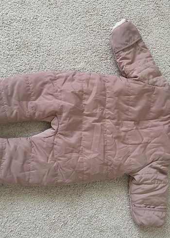 Peluş Detaylı Pembe Bebek Tulumu - Görsel 3