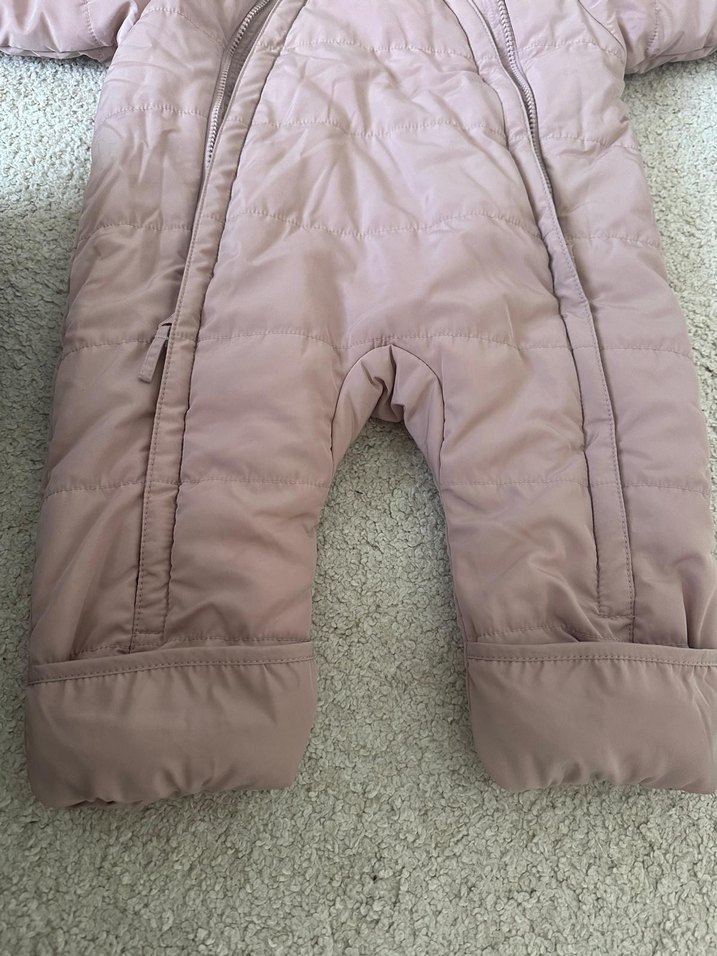 Peluş Detaylı Pembe Bebek Tulumu - Görsel 5