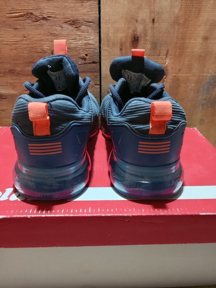 Erkek Çocuk Lacivert Spor Ayakkabı Velcro Detaylı - Görsel 3