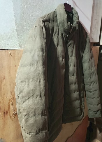 Gri Fermuarlı Erkek Mont - Görsel 3