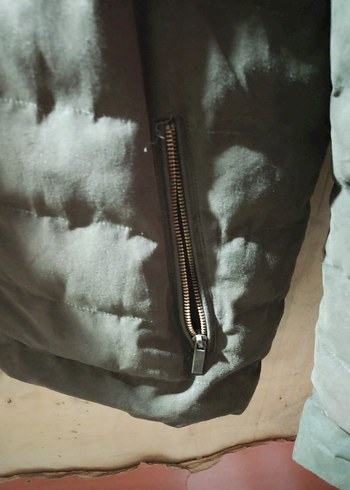 Gri Fermuarlı Erkek Mont - Görsel 5