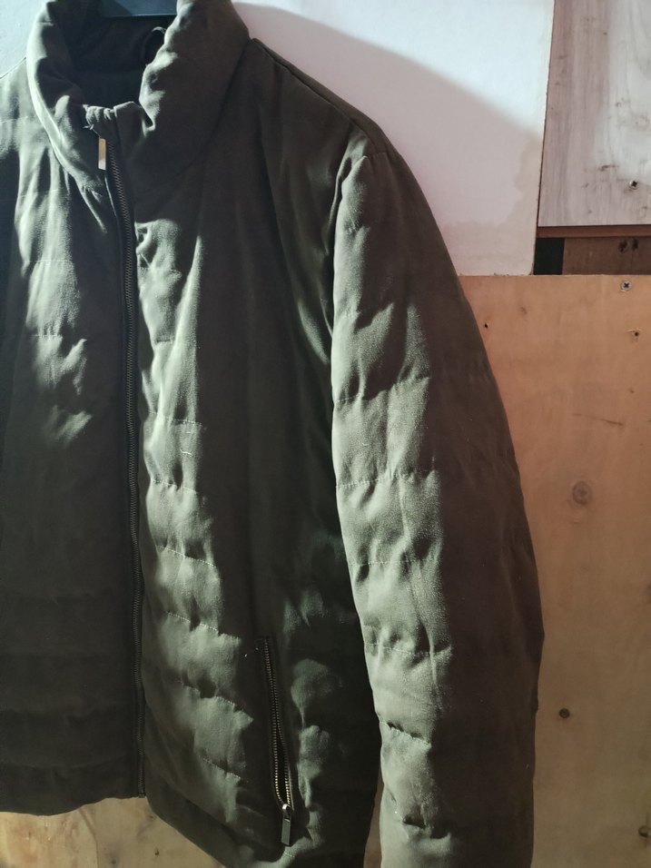 Gri Fermuarlı Erkek Mont - Görsel 4