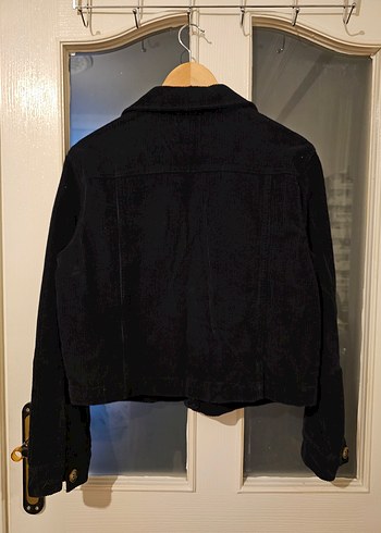 Siyah Kadife Kadın Ceket - Görsel 5