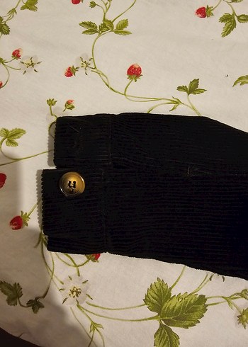 Siyah Kadife Kadın Ceket - Görsel 4