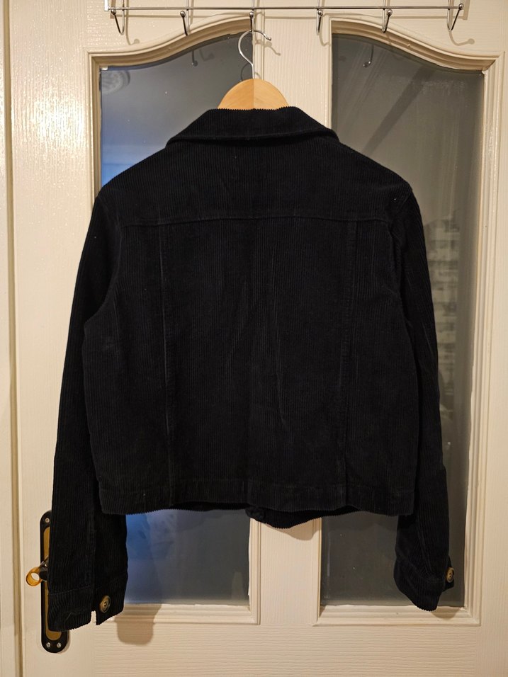 Siyah Kadife Kadın Ceket - Görsel 5