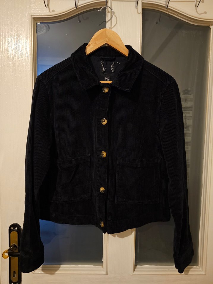 Siyah Kadife Kadın Ceket - Görsel 2