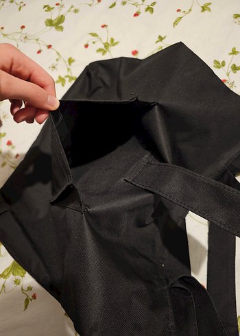 Siyah Minimalist Kadın Omuz Çantası - Görsel 4