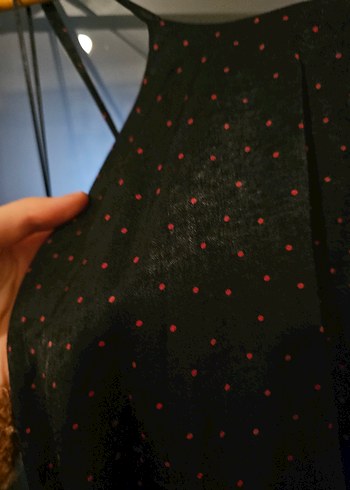 Drapeli Siyah Midi Strappy Abiye Elbise - Görsel 2