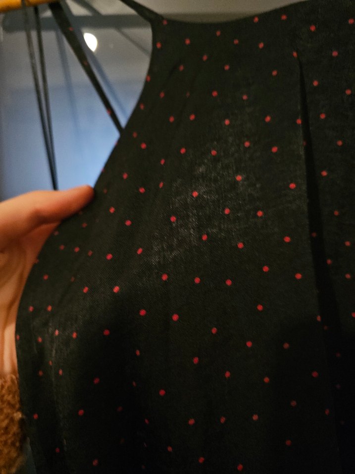 Drapeli Siyah Midi Strappy Abiye Elbise - Görsel 2