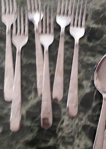 Gri Paslanmaz Çelik Çatal Kaşık Bıçak Seti - Görsel 3