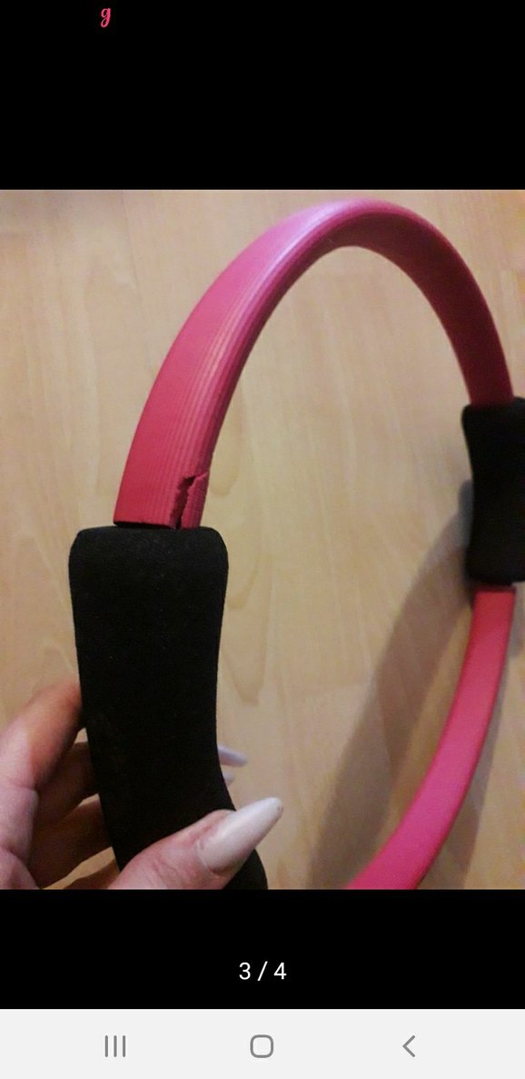 Pembe Pilates Çemberi - Görsel 3