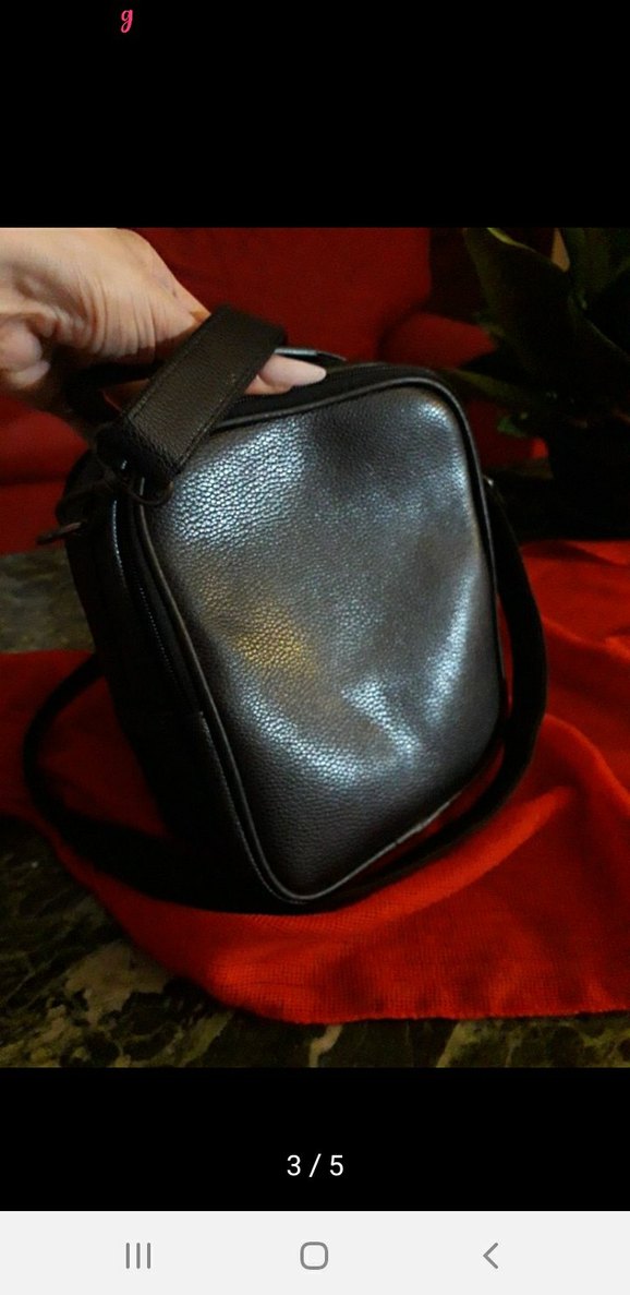 Siyah Erkek Omuz Çantası Tokalı - Görsel 3