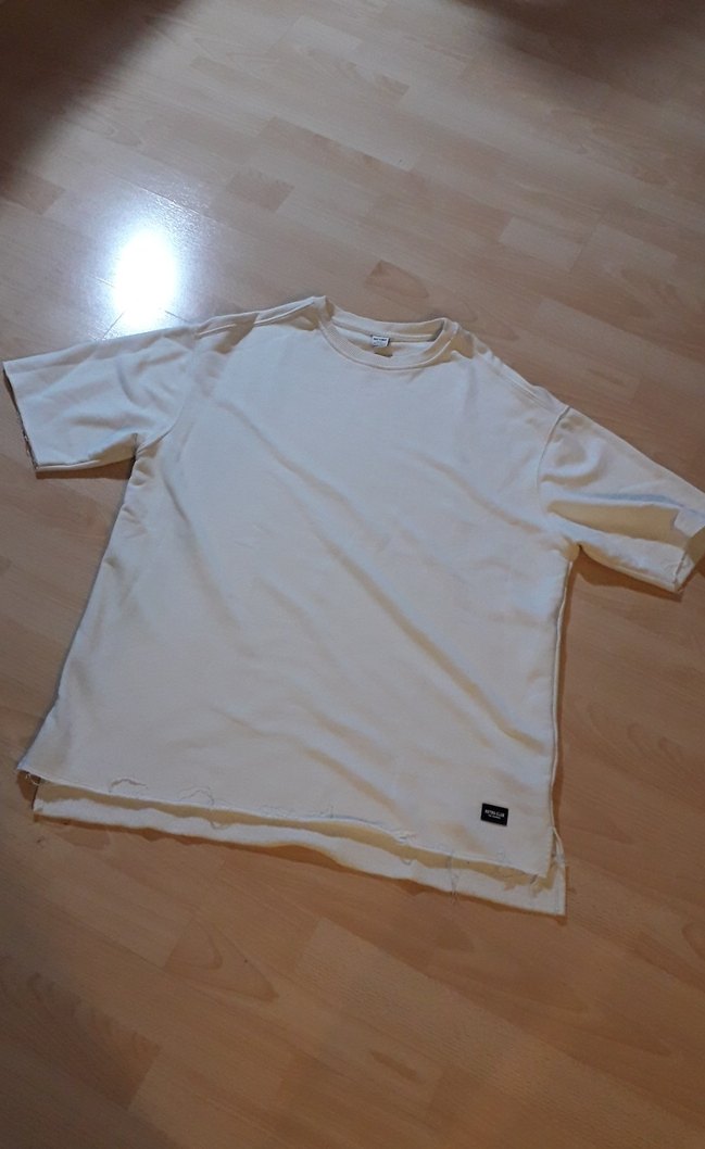 Retro Beyaz Erkek Sweatshirt - Görsel 3