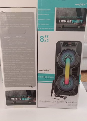 Renkli LED Işıklı Bluetooth Hoparlör - Görsel 2