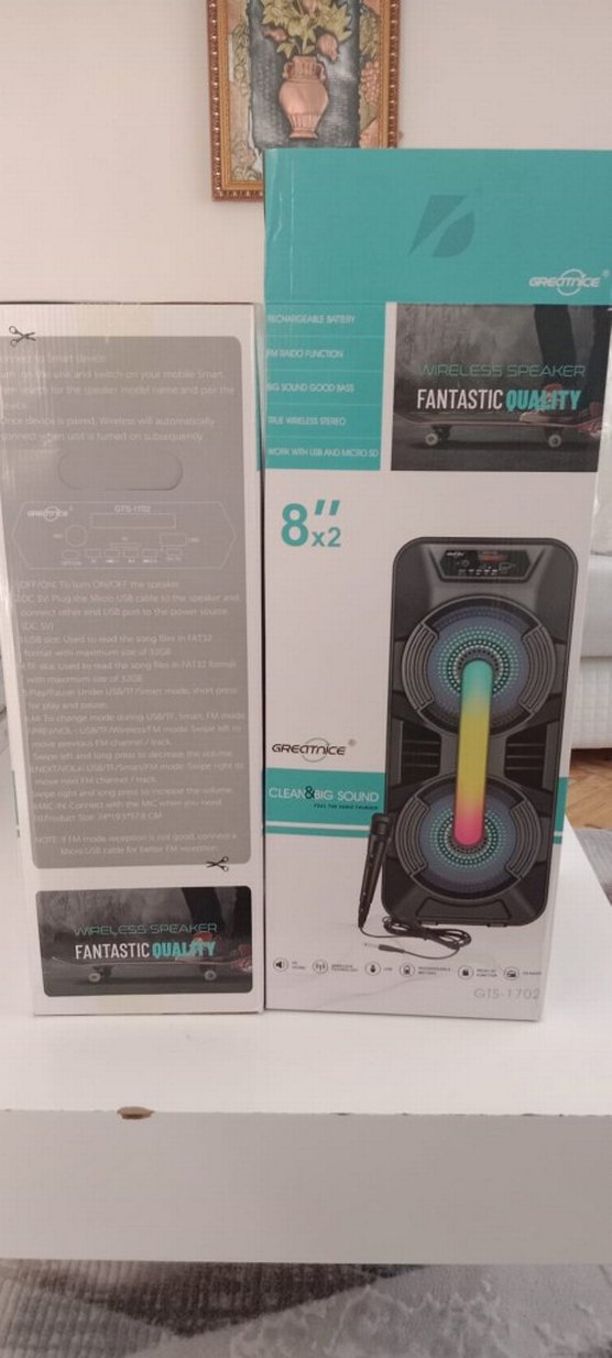 Renkli LED Işıklı Bluetooth Hoparlör - Görsel 2