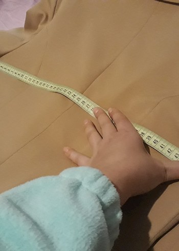 Düğmeli Pudra Kadın Blazer Ceket - Görsel 6