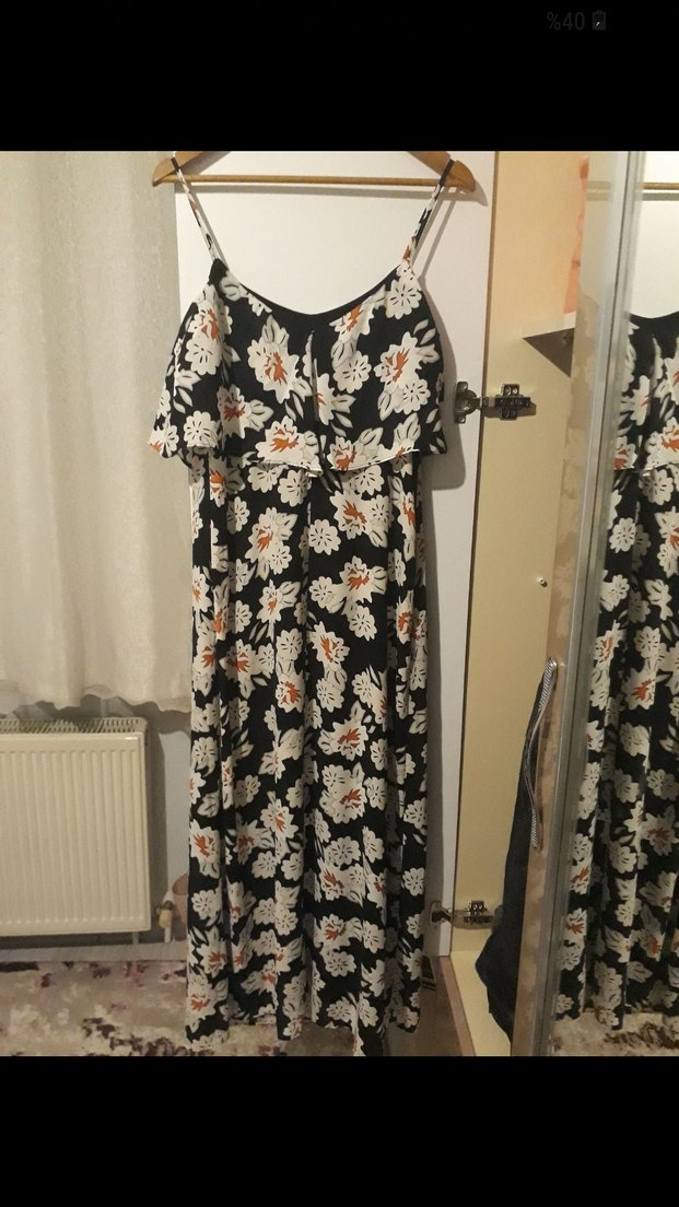 Defacto Buse Terim Şifon Elbise - Görsel 4