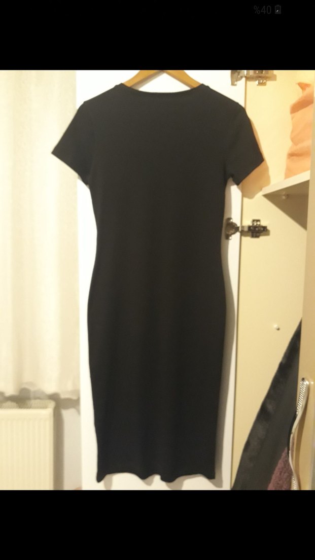 LCW Kısa Kollu Midi Elbise - Görsel 3