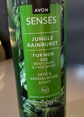 Avon Senses Jungle Rainburst Erkek 3/1 Duş Jeli 500 ml - Görsel 2