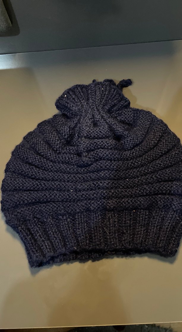 Mavi Şişme Kadın Bere - Görsel 2