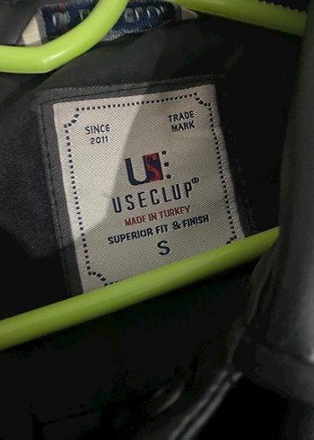 Düğmeli Siyah Deri Kadın Ceket - Görsel 2