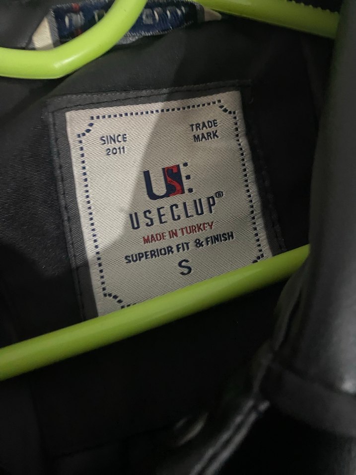 Düğmeli Siyah Deri Kadın Ceket - Görsel 2